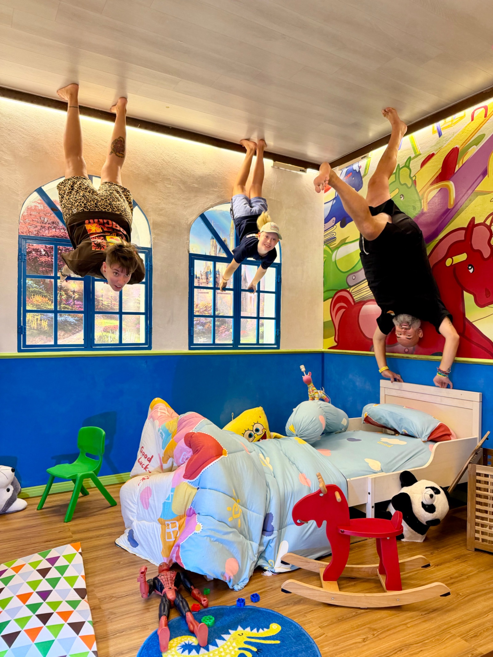 Upside down museum - we picked one thing from a list of options that we all thought we’d enjoy together. 
