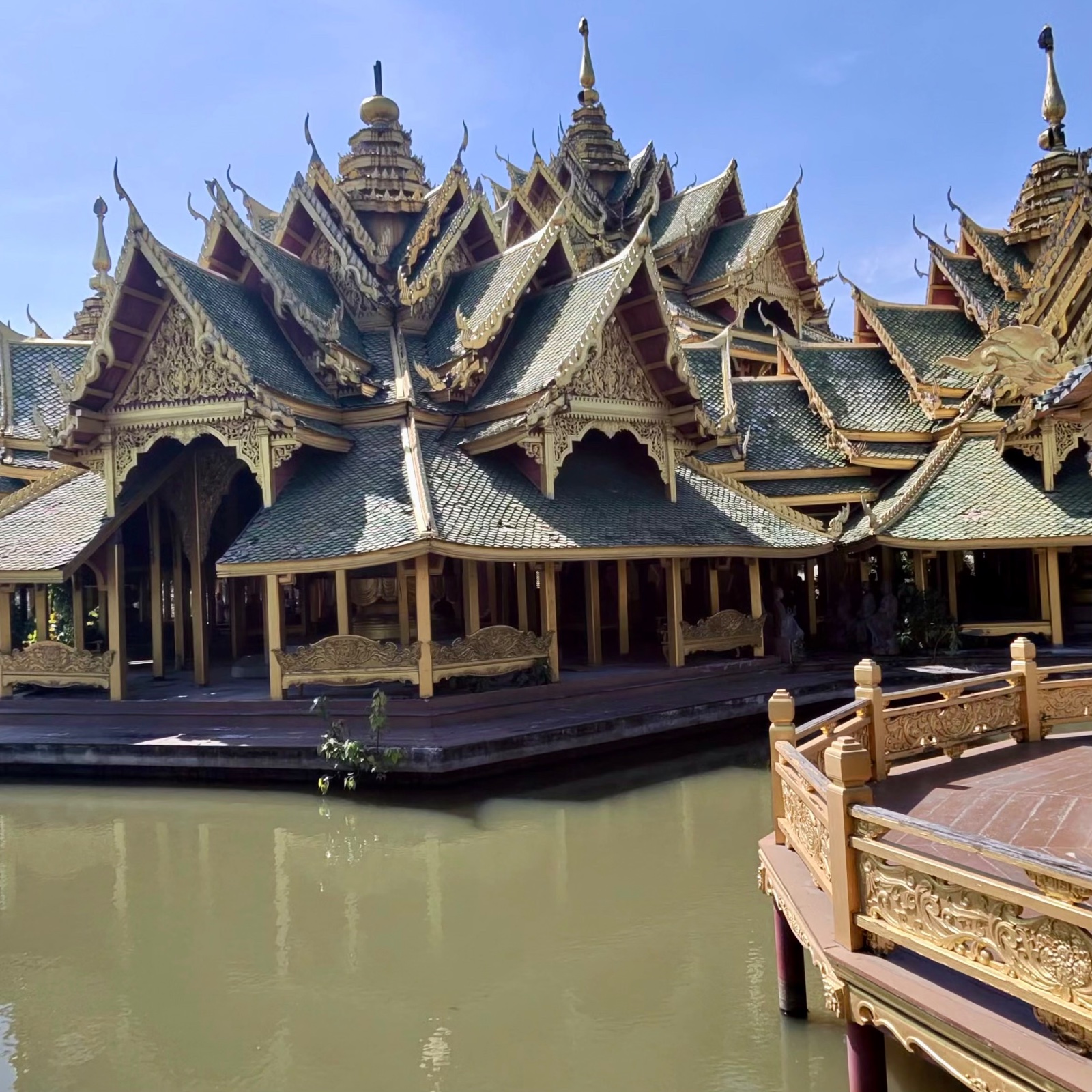 Another angle of the floating temple